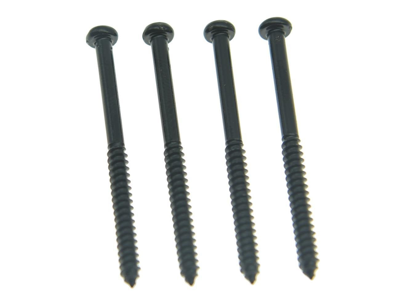 Dopro Pack of 20 Bass Guitar Pickup Mounting Screws Pickup Springs for Precision P Bass or J Bass or P90 Soap Bar Pickups Black